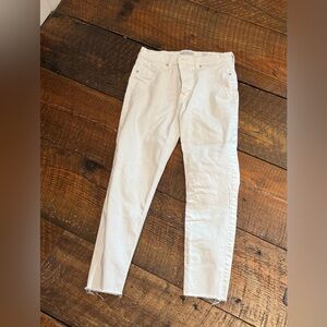 Lucky Brand White Denim Jeans Sz 10